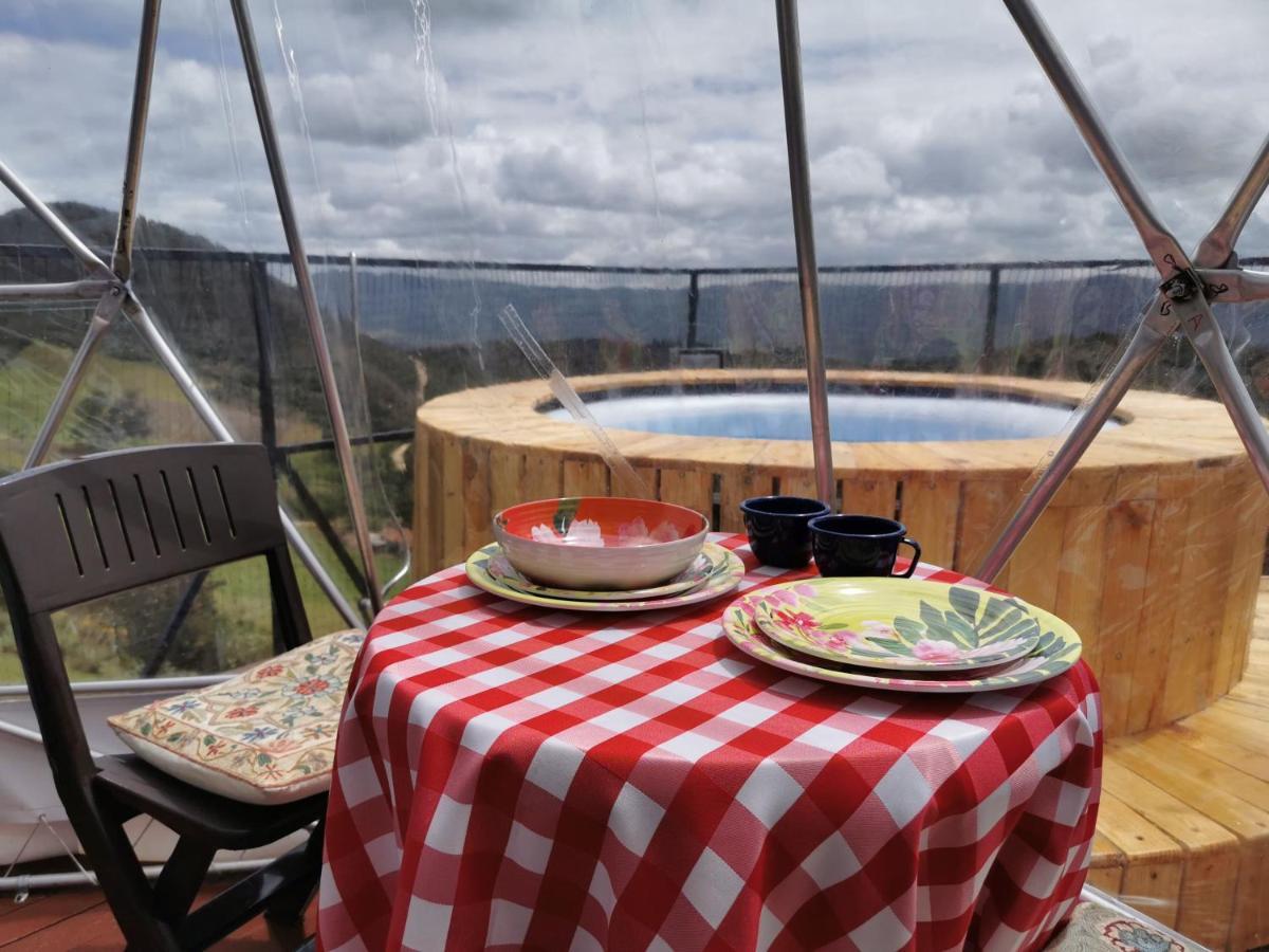 Hotel Glamping Guatavita Hills Exterior foto