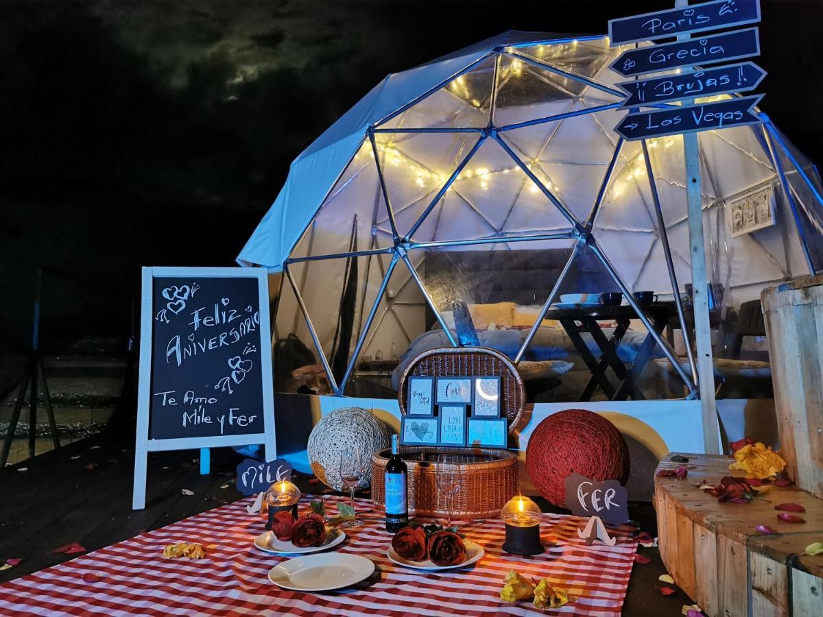 Hotel Glamping Guatavita Hills Exterior foto
