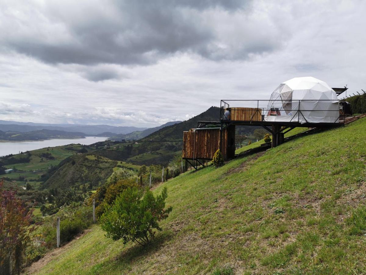 Hotel Glamping Guatavita Hills Exterior foto