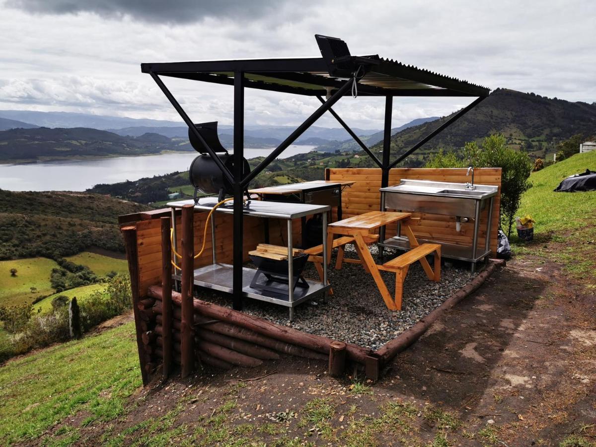 Hotel Glamping Guatavita Hills Exterior foto