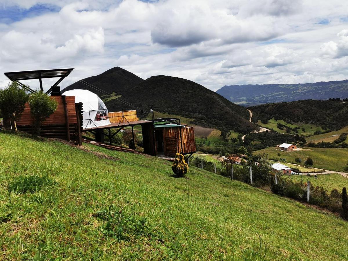 Hotel Glamping Guatavita Hills Exterior foto