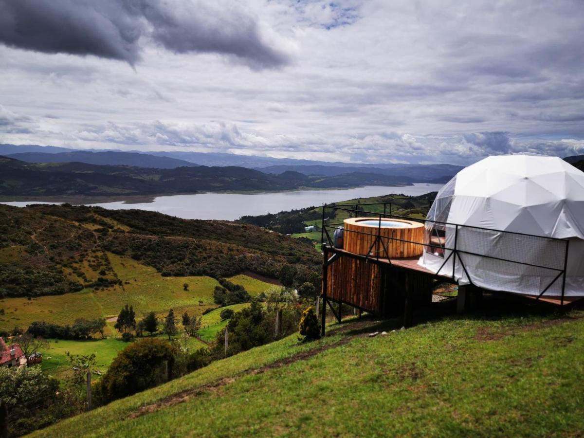 Hotel Glamping Guatavita Hills Exterior foto